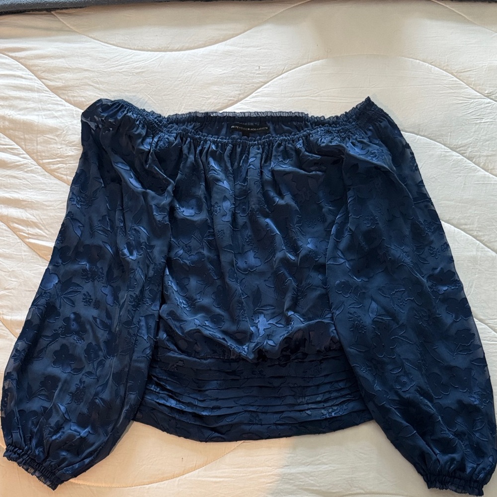 White House Black Market - Burnout Blouse - Donatella- M - NWT